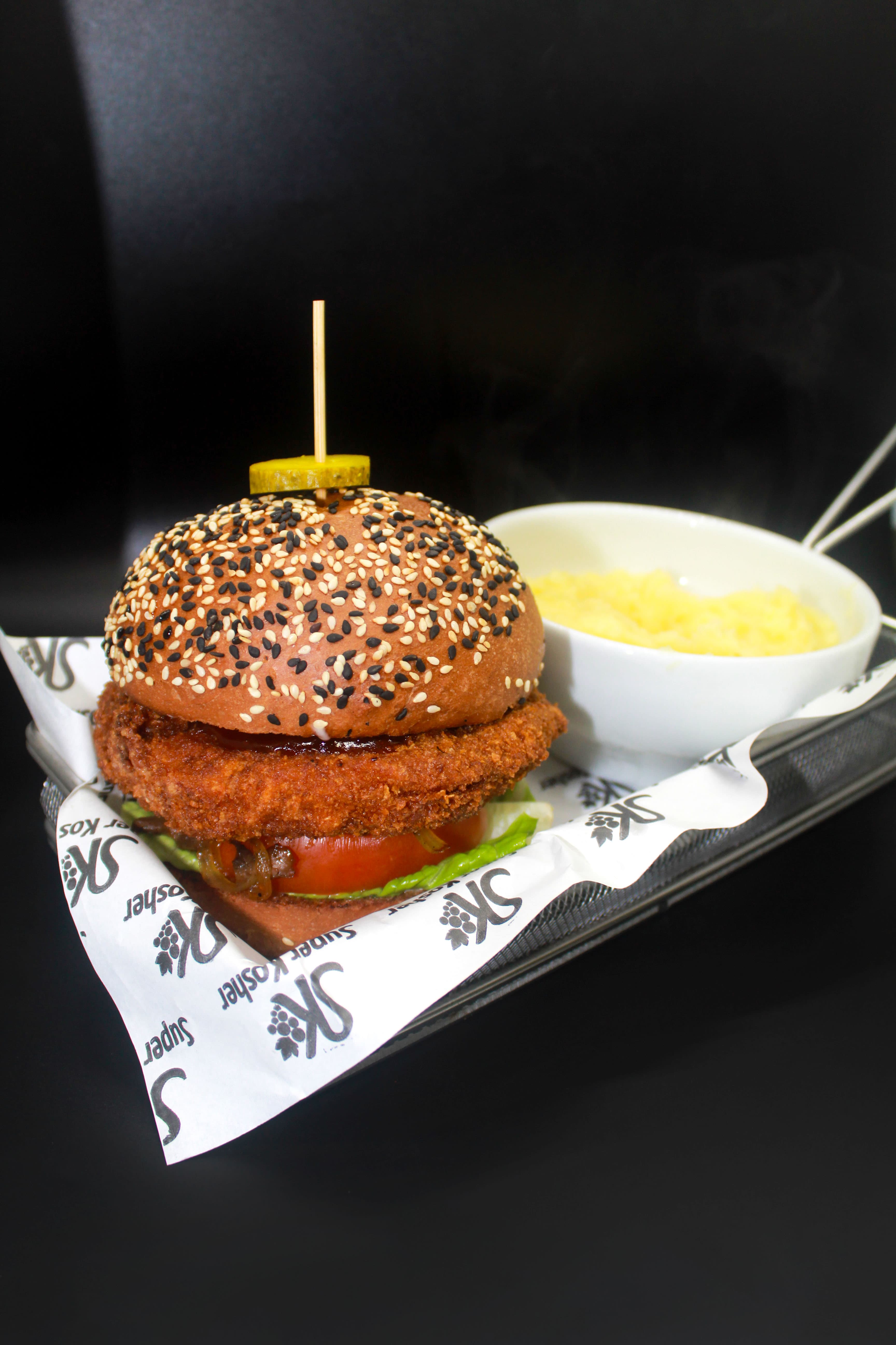 HAMBURGUESA DE POLLO CRISPY